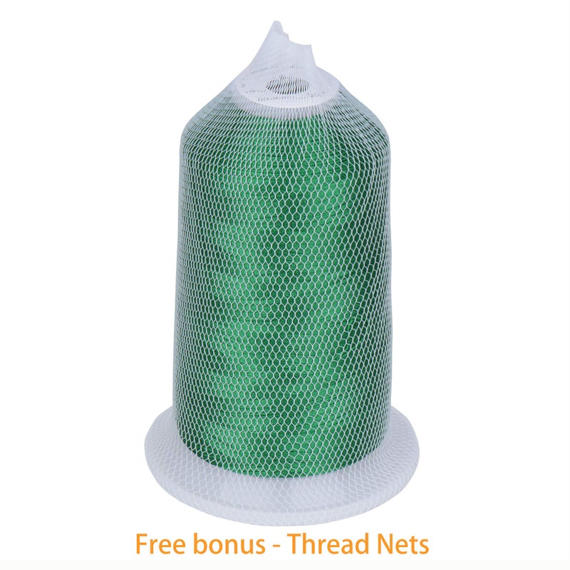 Simthread - 33 Selections - Various Assorted Color Packs of Polyester Embroidery Machine Thread Huge Spool 5500Y for All Purpose Sewing Embroidery Machines - #405 Blue - Image 4